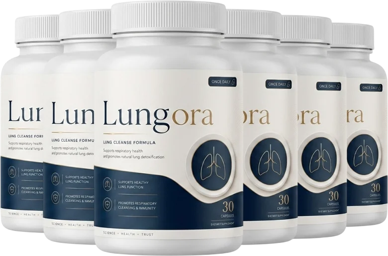 Lungora 6 Bottles package